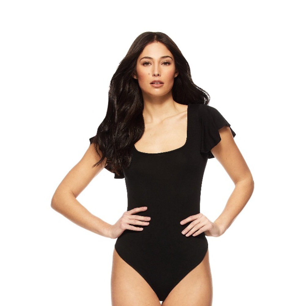 Sofia Vergara Women’s Flutter Sleeve Bodysuit